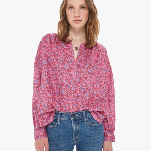XiRENA Tops - Xirena Romi Pink Flora top in Small, NWT